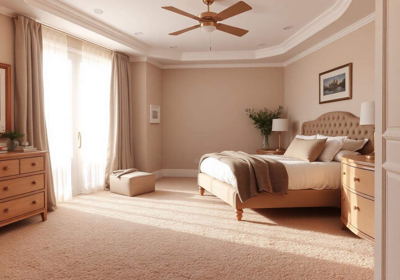 Plush Bedroom Carpet