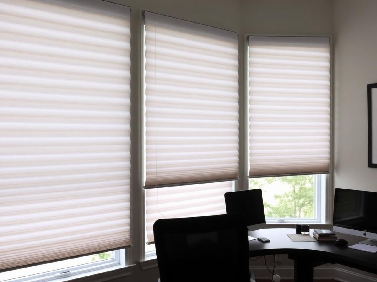 Hunter Douglas Pirouette® Window Shadings — Horizontal Sheer Vanes • Modern Profile installed by USA Home Improvement in Rancho Cordova, CA (Sacramento area)